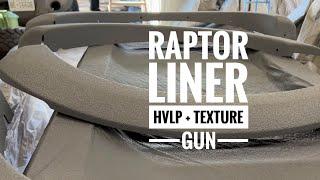 How to Spray Raptor Liner with HVLP and Shutz Gun