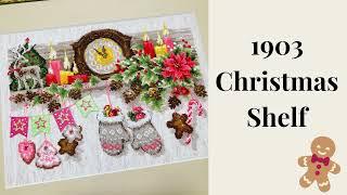 Let's cross stitch together! RIOLIS kit 1903 Christmas Shelf