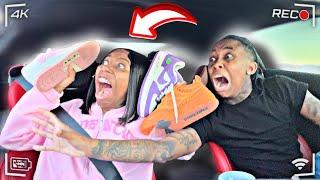 THROWING GIRLFRIEND FAVORITE SHOES  OUT THE WINDOW !!!