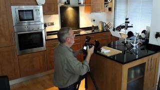 Photographing a fried egg on toast