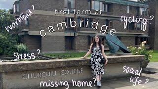 My First Term at Cambridge | Review and reflection: workload, social life, & stress 