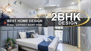 BEST MODERN 2BHK FLAT INTERIOR DESIGN BY AURELEO INTERIOR | RUNAL GATEWAY, PUNE #interior #2bhk