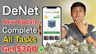 Denet Airdrop New Update | Denet Airdrop Complete Task Earn $300 | Denet New Mining Airdrop