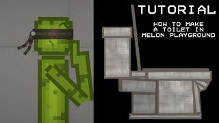 [tutorial] how to make a toilet in || melon playground ||