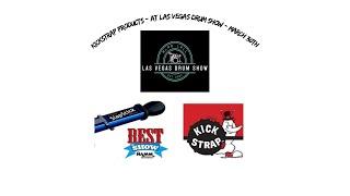 KickStrap products by Benson Music at the Las Vegas Drum Show - 2025