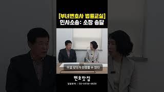 [부녀변호사 법률교실] 민사소송 - 소장 송달