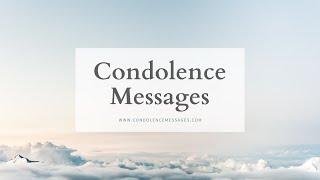 Condolence Messages