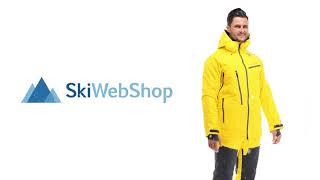 Spyder, Hokkaido GTX, ski jacket, long model, men, Sun yellow