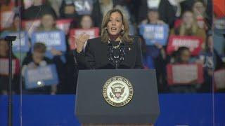 Election Day 2024: Vice President Kamala Harris and former President Donald Trump wait on results