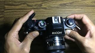 Ricoh A100 SLR Camera how to load & unloading a film