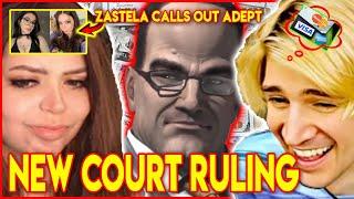 xQc vs Adeptthebest New Court Ruling in Divorce Case  | Zastela Calls Out Adept