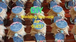 DIY Wedding Souvenir for Guest (Simple but Elegant )#wedding #souvenir #diy