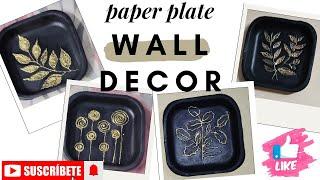 Amazing DIYs from waste paper plate!  wall decor diy craft ideas #viral #art #diy