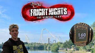 The BUSIEST day at Thorpe Park - Fright Nights Vlog 2024