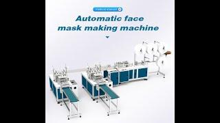 automatic KN95 N95 FFP2 face mask production line from Zxpac factory