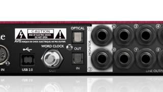 Focusrite Scarlett 18i20 Demo at Scan Pro Audio