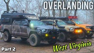 3 Overlanding Rigs - West Virginia PART 2 |#gofastcamper  GFC  | Alu-Cab Wedge Camper Toyota Tacoma