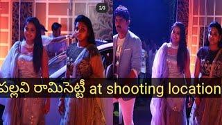 pallavi ramisetty fun in shooting location fun