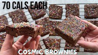 70 Calorie Protein Brownie Recipe | Little Debbie Cosmic Brownies Copycat!