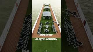 Dusseldorf to Cologne Boat Tours || Koln Germany 2021 #Shorts