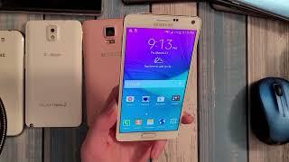 Galaxy Note4 Running Android 4.4.4 KitKat Unboxing & Unupdated Galaxy Phone Collection!