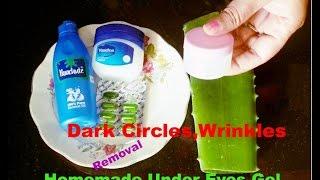 Dark circles, wrinkles removal, anti ageing eye cream DIY powerfull homemade under eye gel