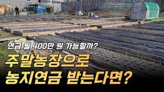 주말농장을 농지연금 신청한다면? 얼마?? 아는 만큼 보입니다.ㅎ