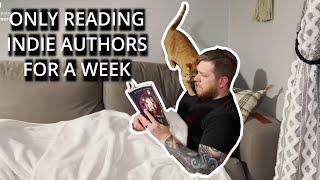 Only Reading Indie Author Books for 1 week - Reading Vlog