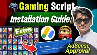 How to Get Unlimited AdSense Approval In 2025 With Gaming Script Step By Step Guide