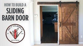 DIY Sliding Barn Door