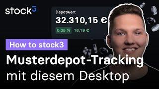 Aktien-Portfolio-Analyse & Tracking | Depotanalyse-Desktop stock3 Terminal