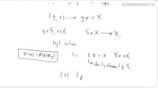 Group Theory 40: Definition of group action on a set