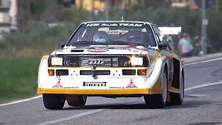 The BEST of Audi quattro S1 Group B Iconic 5-cylinder & Turbo Flutter sounds *MUST HEAR*