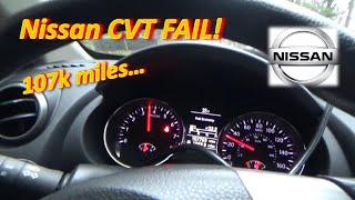 Nissan CVT FAIL @107k miles! (P1778)