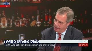 Businessman Luke Johnson tells Nigel Farage about the collapse of the cafe chain Patisserie Valerie