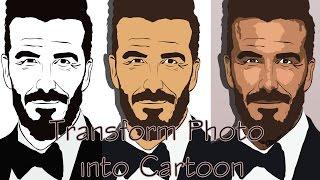 Cartoon effect Tutorial Adobe Photoshop