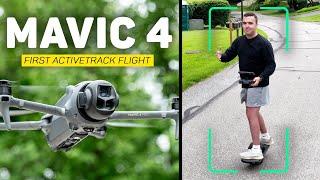 DJI Mavic 4 Pro First Full ActiveTrack Flight - Way Too Cautious!