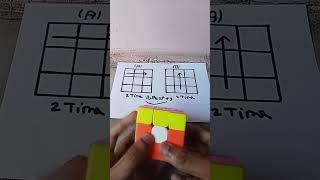 How to solve 3by3 rubik's cube new magic trick #shorts #viral
