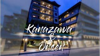 Japan Kanazawa Fresh Food Market and Kagaonsen Ryokan with private onsen/ Kaiseki in Winter 金沢市 加賀温泉