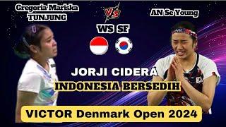 INDONESIA BERSEDIH - Gregoria Mariska TUNJUNG (INA) vs AN Se Young (KOR) | SF Denmark Open 2024