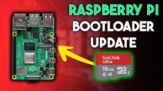 How To Update Raspberry Pi Bootloader!