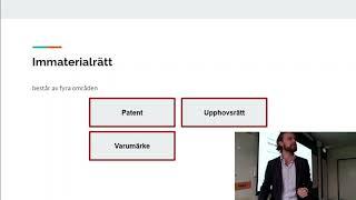 Entreprenörskap: Immaterialrätt + andra konsumentlagar