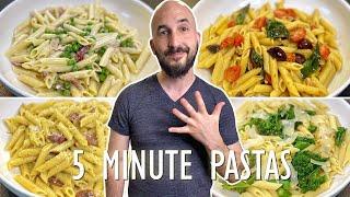 5 Pastas In 5 Minutes or Less | Starts With Kitchen