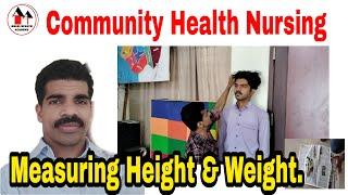 Measuring Height & Weight in Community setting