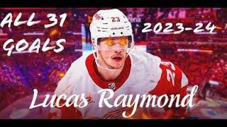 ALL 31 Lucas Raymond GOALS from 2023-24 NHL season! (HD)