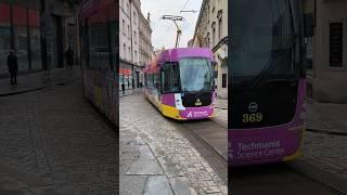 PILSEN | City tram  on Republic square - 4K #trams