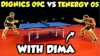 Dignics 09C vs Tenergy 05 | With Dimitrij Ovtcharov