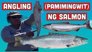 ANGLING (PAMIMINGWIT) FOR SALMON | Maan Conde TV