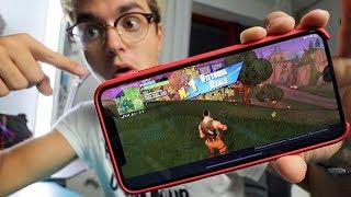 Gioco a FORTNITE sul nuovo IPHONE XS MAX