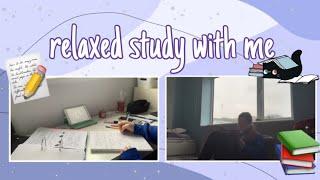 Relaxed study with me | Day in the life!